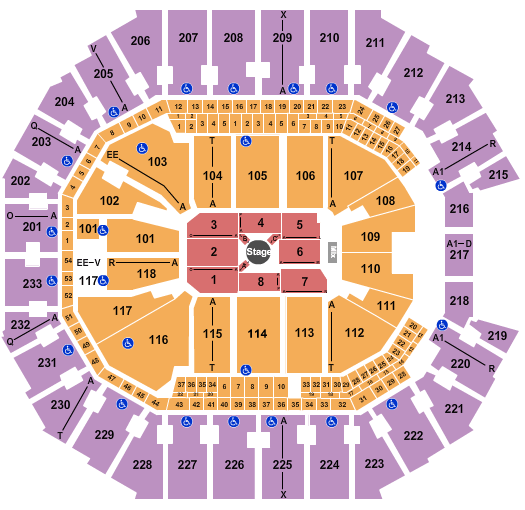 Spectrum Center Nate Bargatze Seating Chart